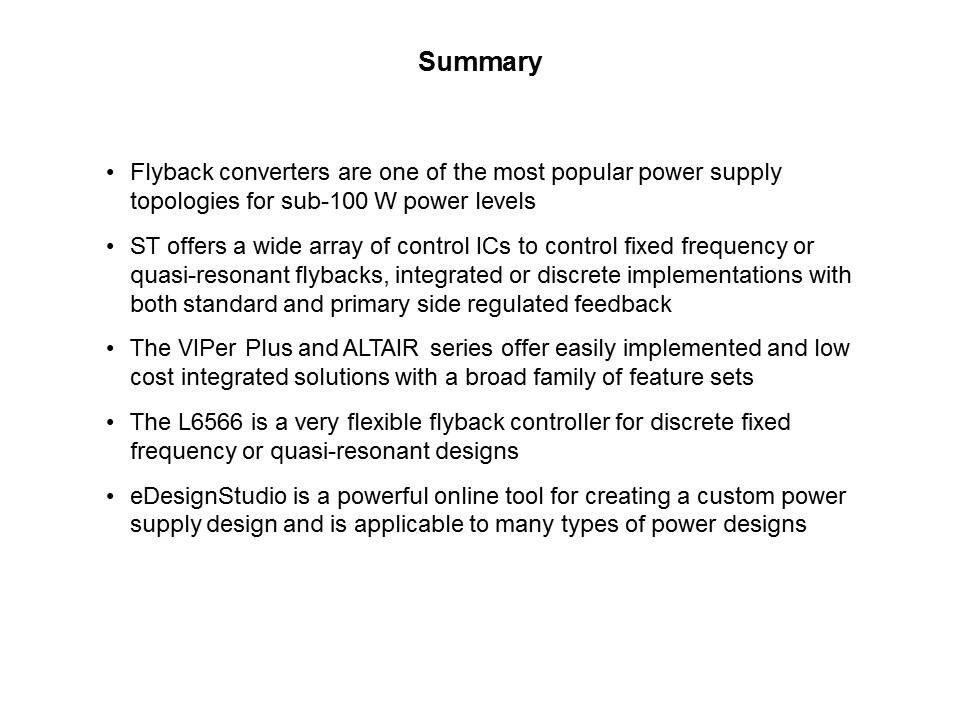 High Voltage Offline Converters Slide 24