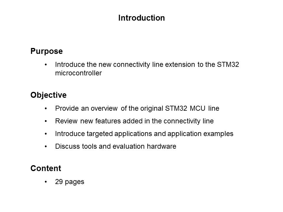 STM32 Connectivity Line Slide 1
