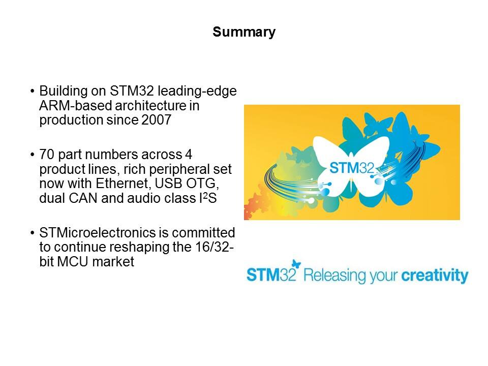 STM32 Connectivity Line Slide 29