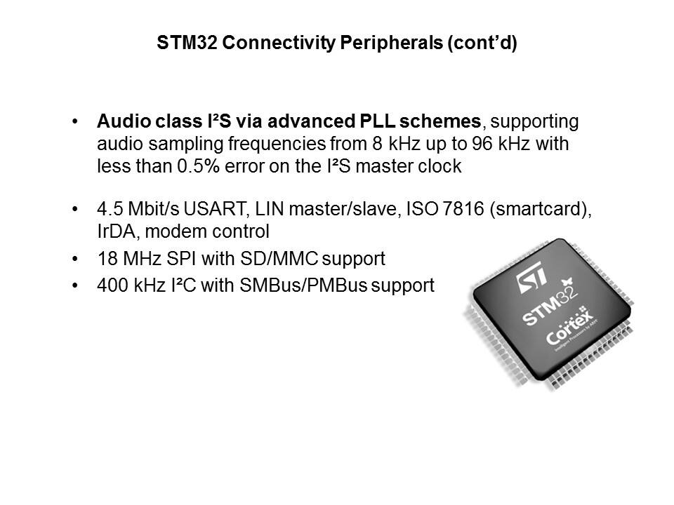 STM32 Connectivity Line Slide 7