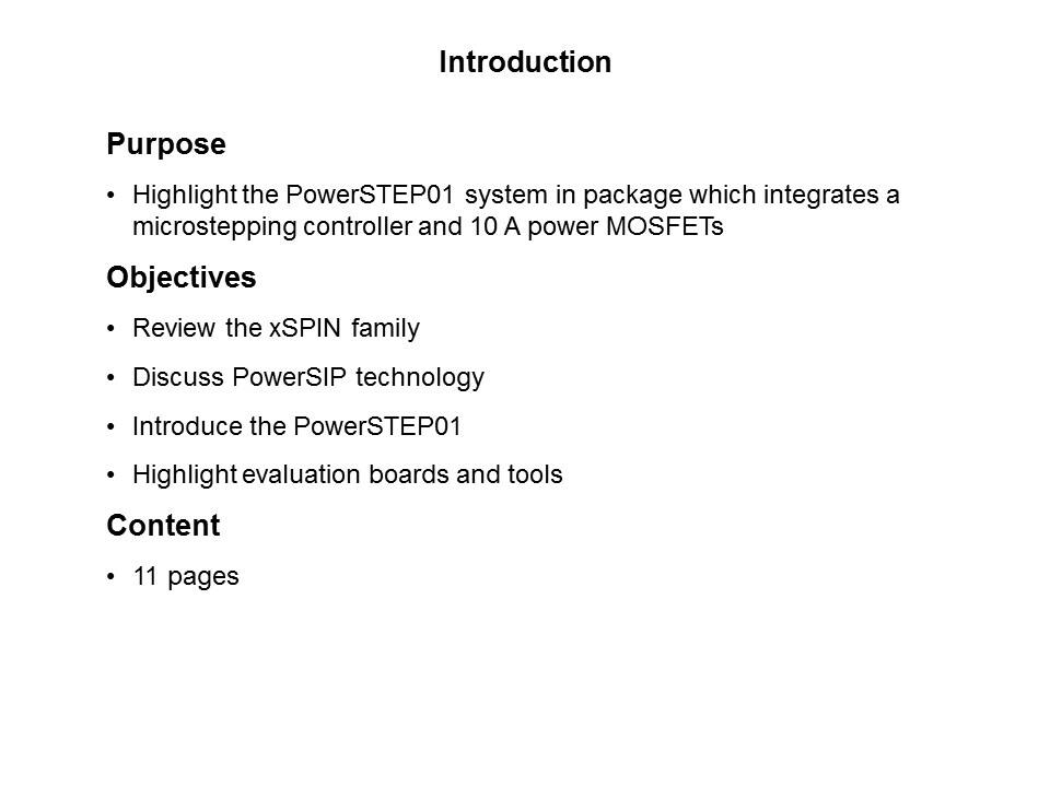 Solutions for Motion Control PowerSTEP01 Pt2 Slide 1