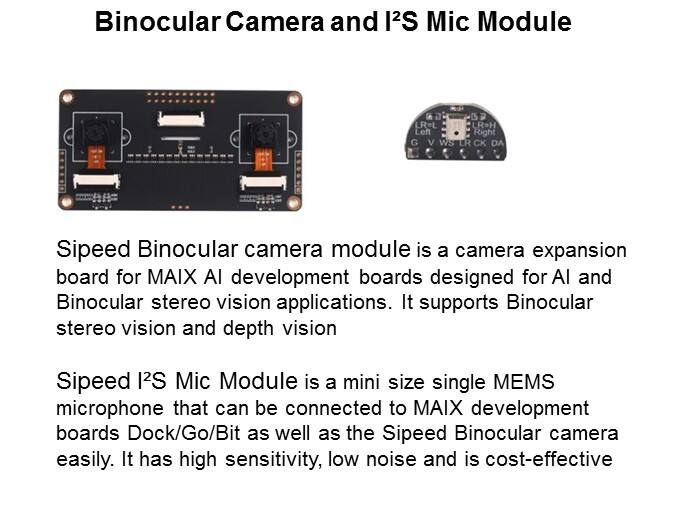 Binocular Camera and I²S Mic Module 