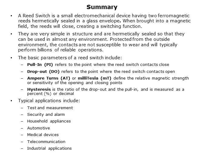 Reed Switch Technology Slide 15