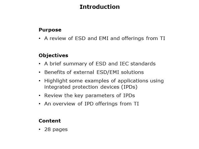 ESD/EMI Protection Slide 1
