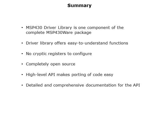 Driver Library Slide 5