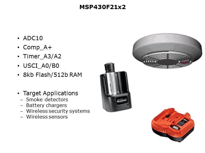 MSP430x2xx/4xx and Wireless Overview Slide 7