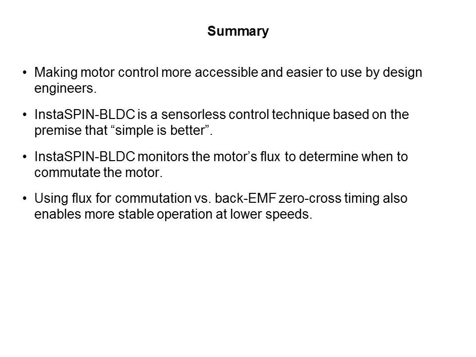 Solution InstaSPIN-BLDC Slide 18