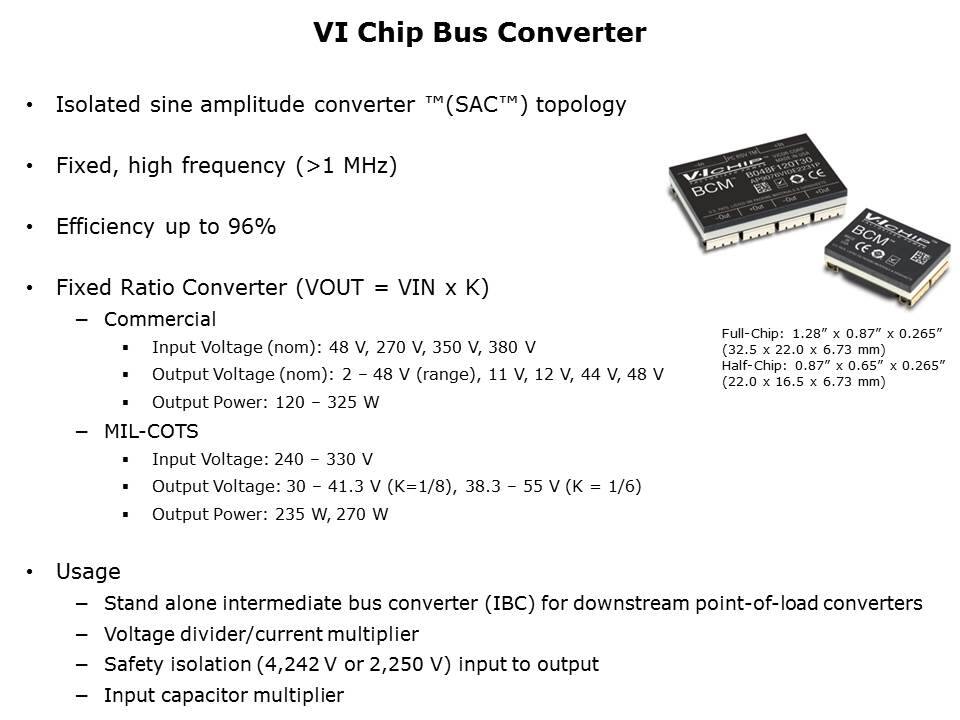 VI Chip Bus Converter Modules Slide 3