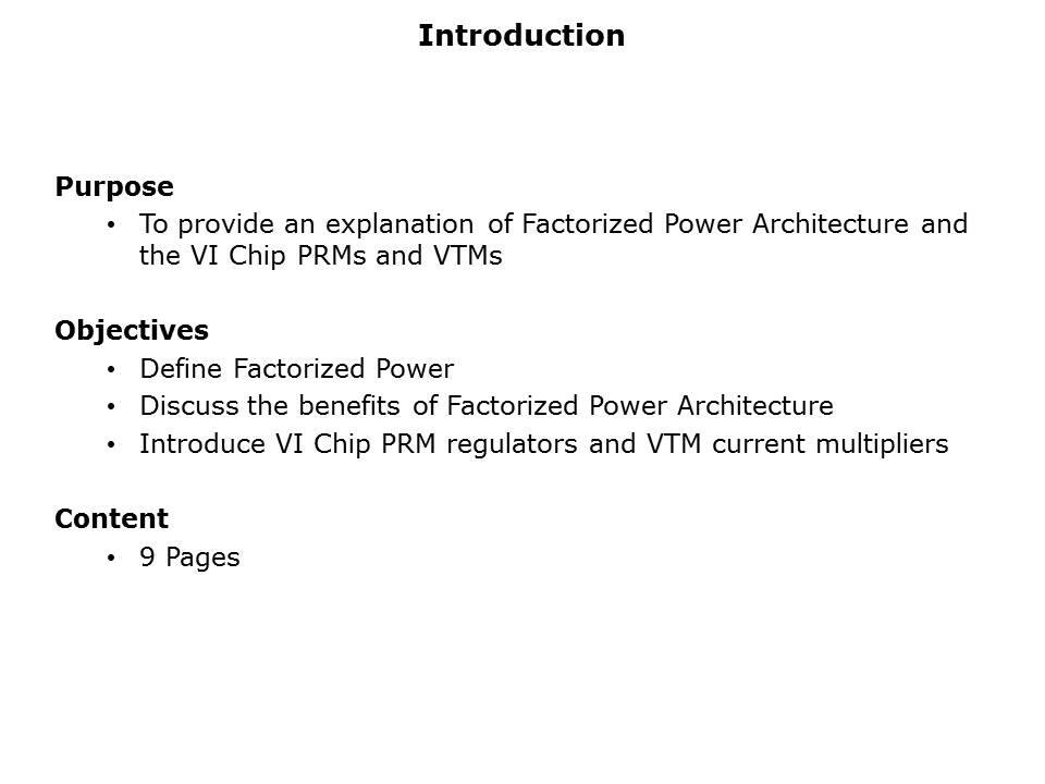 VI Chip PRM and VTM Slide 1