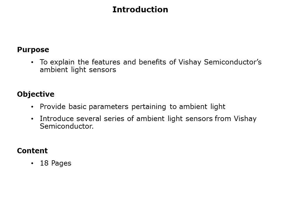 Ambient Light Sensors Slide 1