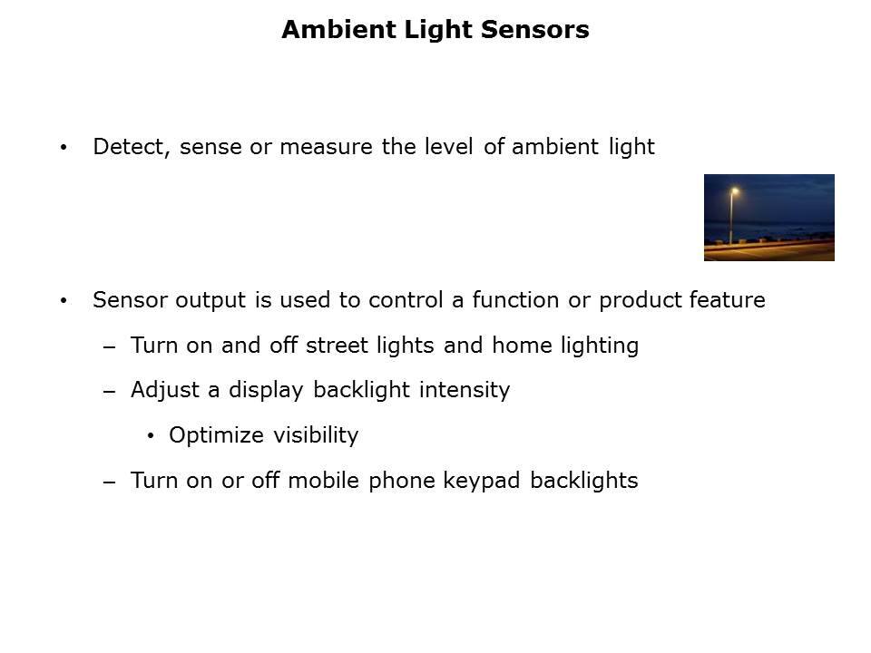 Ambient Light Sensors Slide 2