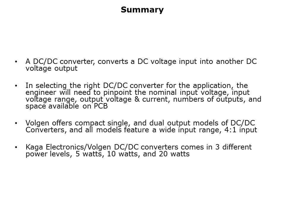 General Purpose DC-DC Converters Slide 10
