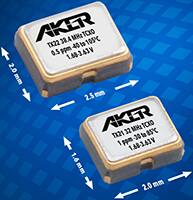 Aker Technology Corp 的 TX21/TX22 微型 TCXO 图片