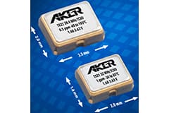 Image of Aker Technology Corp's TX21/TX22 Miniature TCXOs
