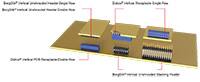 Image of Amphenol ICC's BergStik® 2.54 mm Unshrouded Headers Diagram