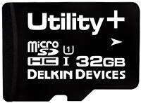 Delkin Devices 的 Utility 和 Utility+ microSD/SD 卡图片