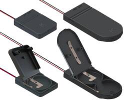 Keystone Electronics 紧凑型多功能纽扣电池电源盒的图片