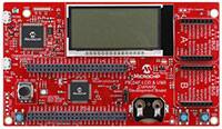 Microchip 的 DM240018 PIC24F LCD 和 USB Curiosity 开发板图片