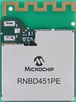 Microchip 的 RNBD451PE 即插即用 Bluetooth® 低功耗模块图片