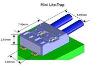 Molex 的微型 Lite-Trap™ SMT 线对板连接器系统图片
