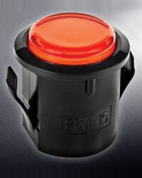 Image of NKK Switches' FP01 Series of Contactless Illuminated Pushbutton Switches
