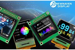 Image of Newhaven Display Intl's 1.8” and 1.91” Full-Color OLED Glass with Module Options