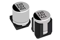 Image of Panasonic EEH-ZV Series Conductive Polymer Hybrid Aluminum Electrolytic Capacitors