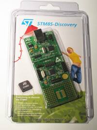 Image of STMicroelectronics' STM8S-Discovery Development Board