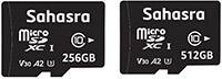 Sahasra 的 Micro SD 卡（带适配器和存储卡）图片