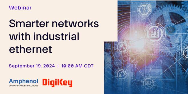 image of Amphenol Smarter networks with industrial ethernet webinar