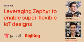image of Leveraging Zephyr to enable super-flexible IoT designs webinar