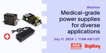 image of Medical-grade power supplies for diverse applications webinar