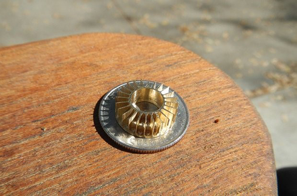 tiny brass turbine 