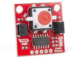 SparkFun Qwiic Button - Red LED