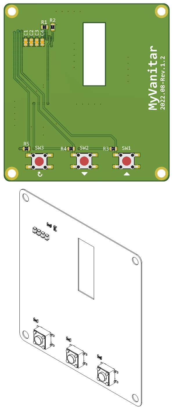 Assembly drawing of the panelboard