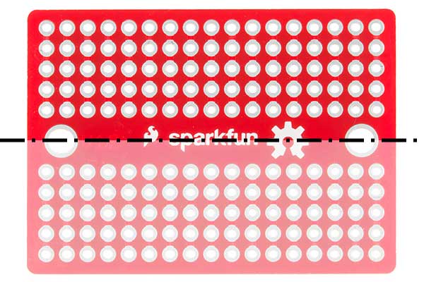 Cut Solderable Breadboard in Half