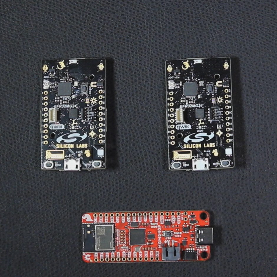 SiLabs and SparkFun development boards for Thread