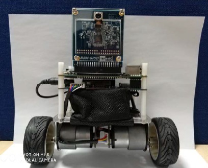 Front view of the robot