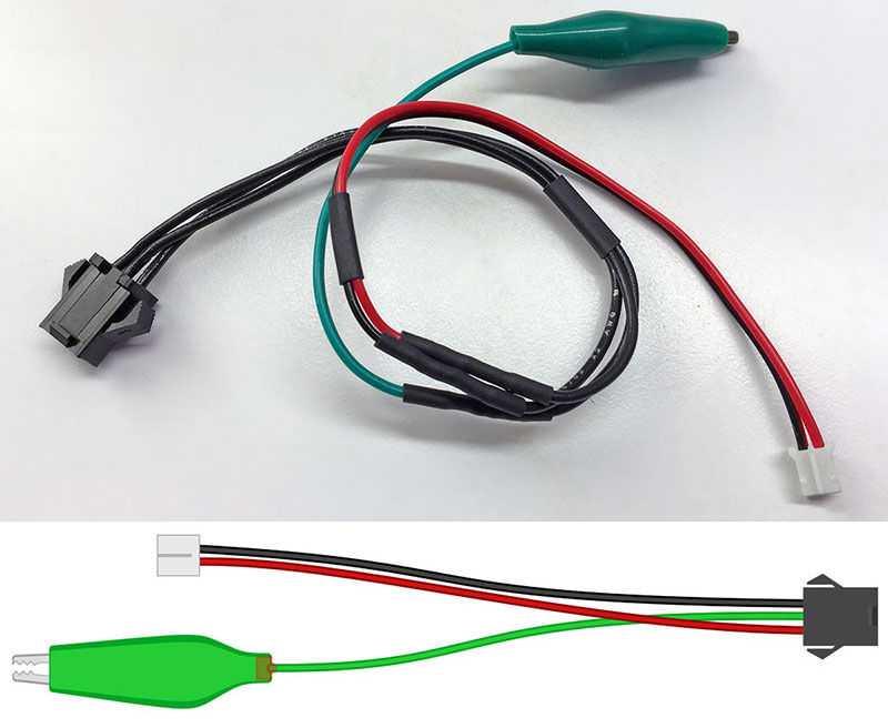 Adapter cable using JST plug/JST cable/jumper cable