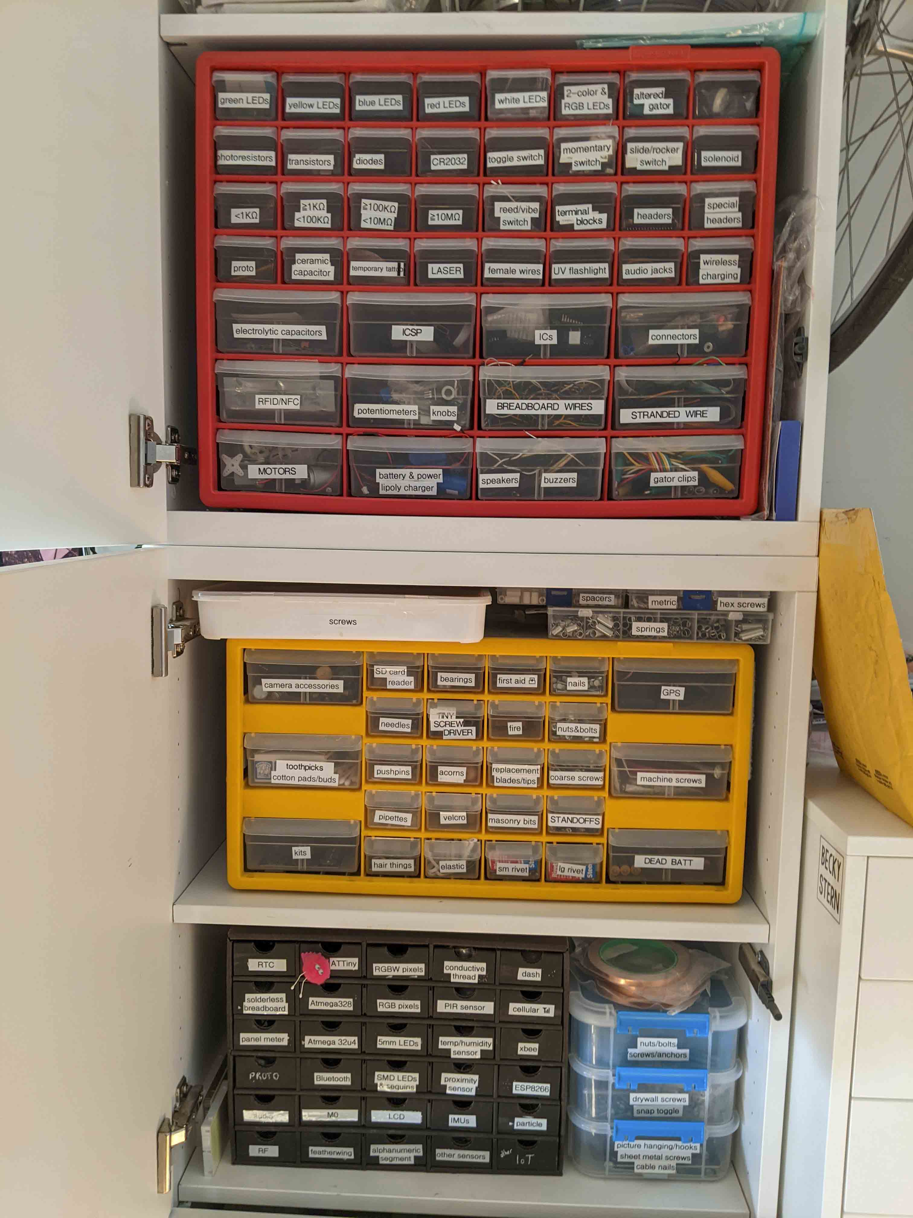 component drawers