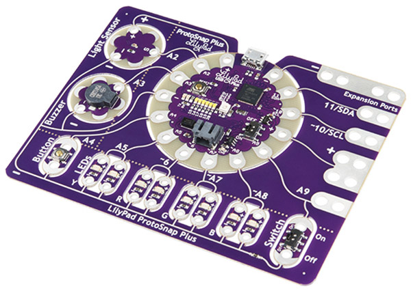 LilyPad ProtoSnap Plus Hookup Guide