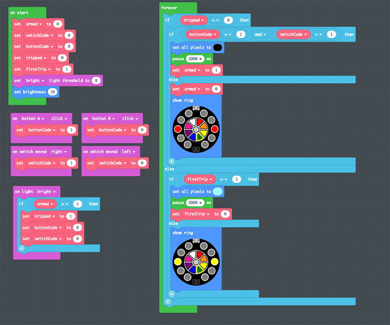 Silent Detection MakeCode