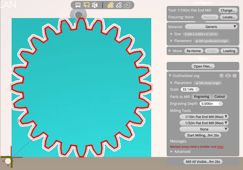 how it loads in the software