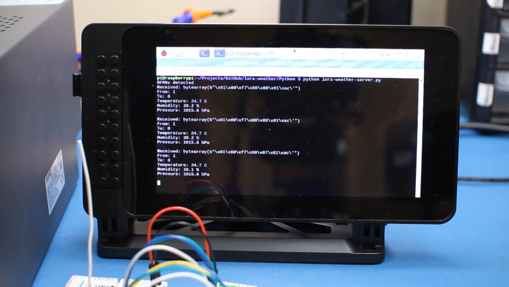 Receiving LoRa data