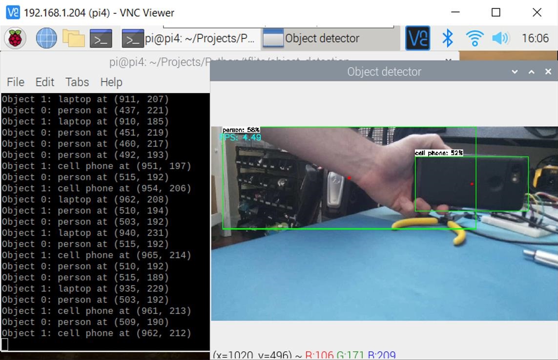 SSD object detection on Raspberry Pi