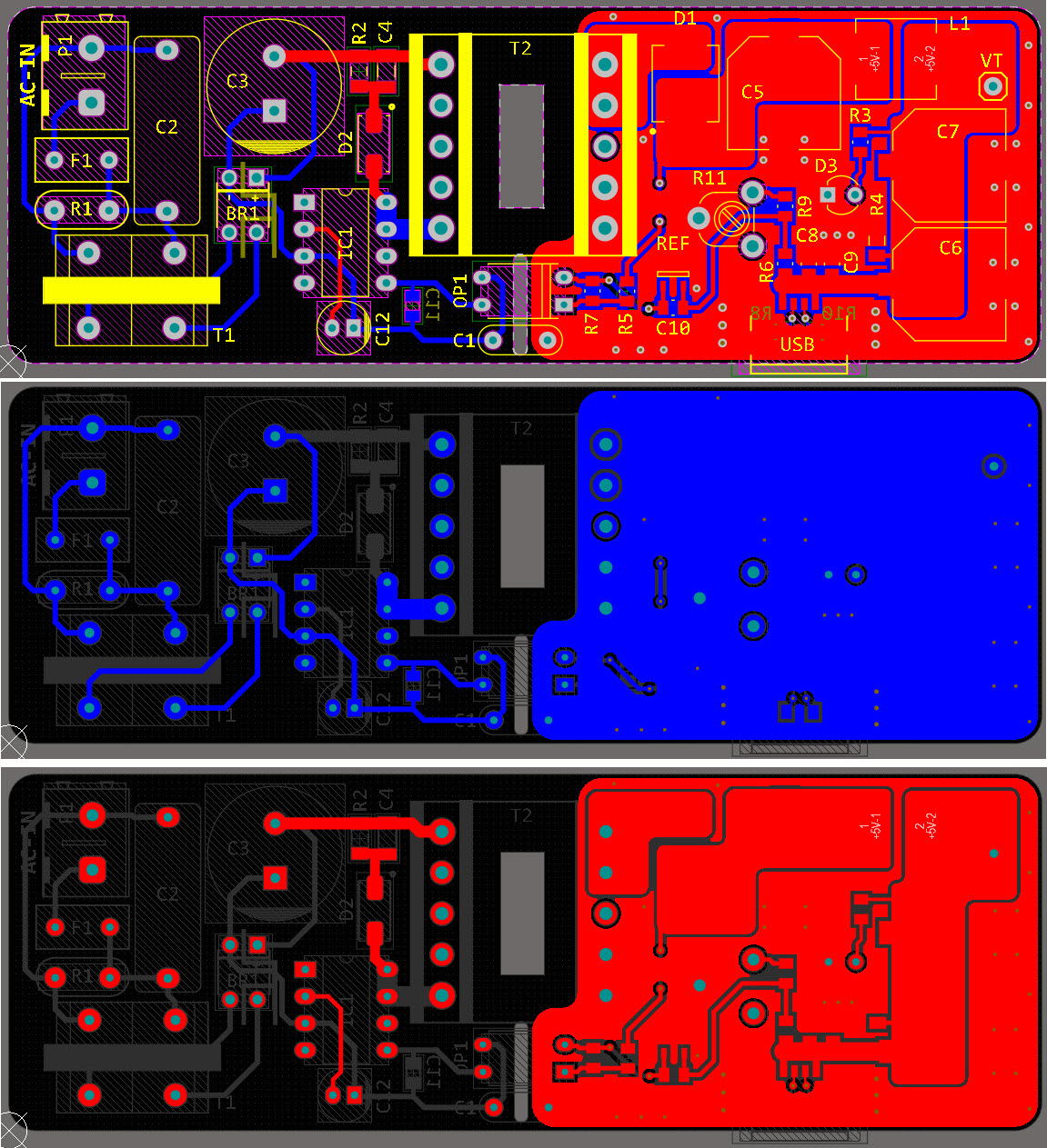 schematic pcb switching power supply ac dc