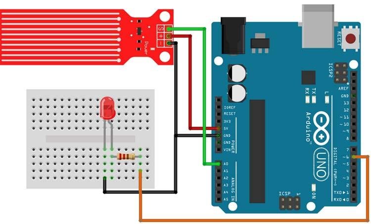 Water LevelSensor Connection Diagram