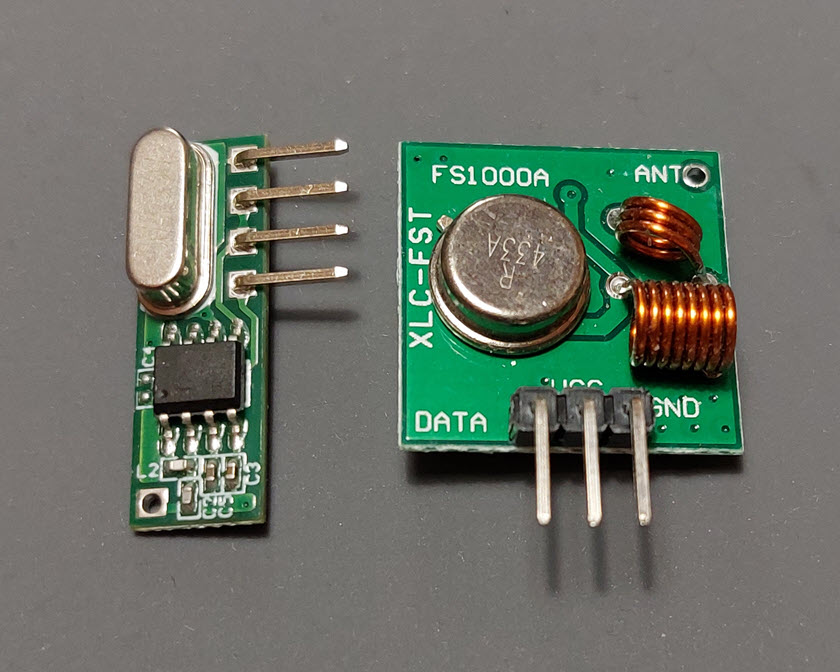 433MHZ ASK transmitter and Receiver