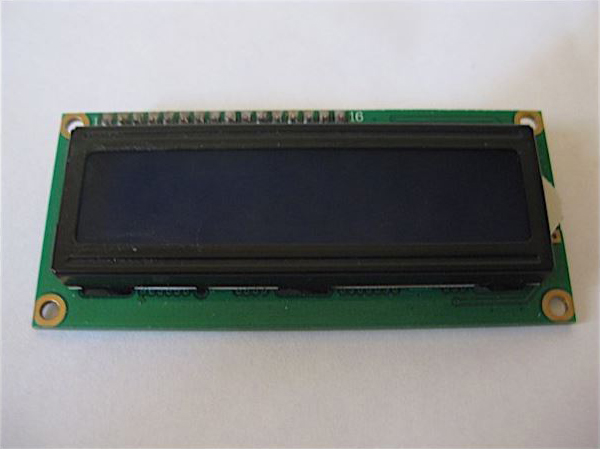 The LCD used for the project