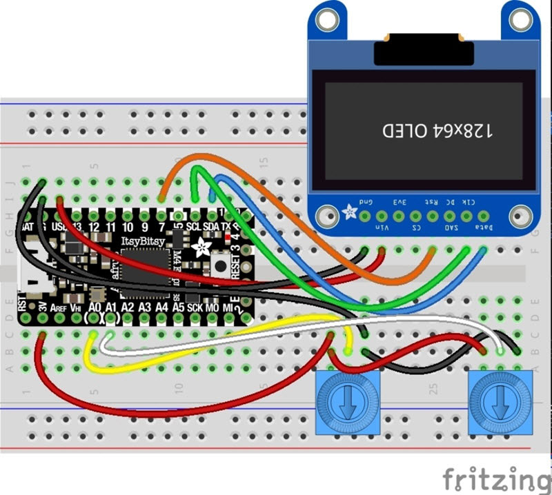 breadboard setup